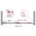 Душевая дверь BelBagno Acqua BF-1-140-C-Cr