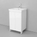 Тумба с раковиной Velvex Klaufs 50.2D-616.216 белый глянец