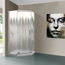 Душевой уголок Vincea Stresa VSP-1S900CH, хром, стекло шиншилла