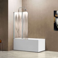 Шторка для ванны Vincea 140х114 VSB-12114CH-L