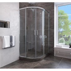 Душевой уголок Veconi Rovigo RV107-90-01-C4 стекло прозрачное