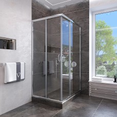 Душевой уголок Veconi Rovigo RV113-80-01-C4 стекло прозрачное