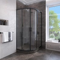 Душевой уголок Veconi Rovigo RV107B-90-01-C4 стекло прозрачное