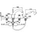 Смеситель Webert Ottocento OT730101010 для ванны