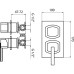 Смеситель Webert Azeta AZ860101015 для душа