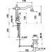 Смеситель Webert Dorian DO700302010 для раковины