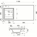 Раковина для мебели Бриклаер Даллас 100 правая