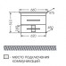 Тумба под раковину Санта Вегас 65 2 ящика подвесная