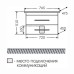Тумба под раковину Санта Вегас 75 2 ящика подвесная