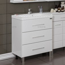Тумба под раковину Санта Омега 70 3 ящика напольная