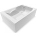 Акриловая ванна Vayer Coral 180x120