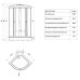 Душевой уголок Тритон Лайт 100х100 Щ0000039808