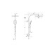 Душевая стойка Vitra Shine Square A45699EXP