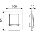 Кнопка для инсталляции Tece TECEplanus Urinal 9820082 белая