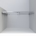 Душевая дверь Vincea Garda VDS-1G140CLB черный, стекло прозрачное