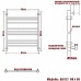 Водяной полотенцесушитель Ника CLASSIC ЛП (Г2) 80/50 черный