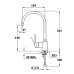 Смеситель Teka Spirit 55995020T для кухни