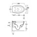 Подвесной унитаз Simas Lft Spazio LFT18 antracite matt rimless