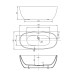 Акриловая ванна Vincea 170х80 VBT-405-1700MB на каркасе