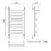 Водяной полотенцесушитель Акванерж Зиг-Заг с полкой 100х50