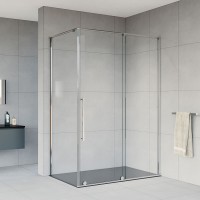 Душевой уголок Vincea Arno VSR-1A8012CL хром, стекло прозрачное