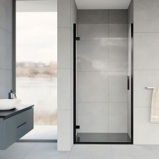 Душевая дверь Vincea Flex VDP-1F900CLB черный, стекло прозрачное