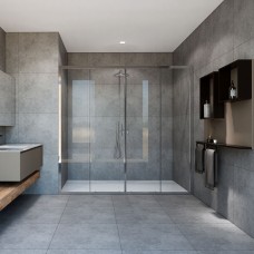 Душевая дверь Vincea Garda VDS-1G2170CL хром, стекло прозрачное