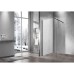 Душевая перегородка Vincea Walk-In VSW-1H800CLB матовый черный, стекло прозрачное