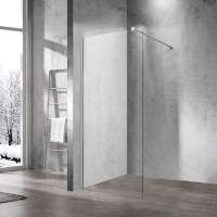 Душевая перегородка Vincea Walk-In VSW-1H100CL хром, стекло прозрачное