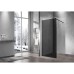 Душевая перегородка Vincea Walk-In VSW-1H100CGB черный матовый, стекло тонированное