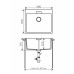 Кухонная мойка Tolero Loft TL580 911 черный