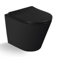 Приставной унитаз SantiLine SL-5020MB матовый