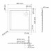 Душевой поддон WasserKRAFT Salm 27T03