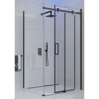 Душевой уголок Veconi Rovigo RV074B-130100-01-C4 стекло прозрачное