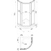 Душевой уголок Тритон Ультра 80х80 А с поддоном