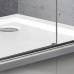 Душевой уголок Vincea Slim VSR-2SL8010CLB-R черный, стекло прозрачное