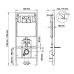 Унитаз WeltWasser Salzbach 004 MT-BL с инсталляцией Berges Novum