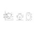 Унитаз WeltWasser Jeckenbach 004 GL-WT с инсталляцией Berges Novum