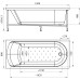 Акриловая ванна Vannesa Николь 180х80 2-78-0-0-1-210 на каркасе