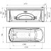 Акриловая ванна Vannesa Сильвия 167х70 на каркасе
