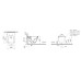 Унитаз Vitra Integra Square 7082B003-0075 без сиденья с инсталляцией Berges Novum