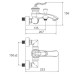 Смеситель для ванны Shouder Luka 0200106