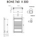 Электрический полотенцесушитель Terma Бон 760/500 бел мат