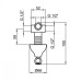 Смеситель для душа Webert Ottocento AC0395010