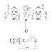 Смеситель для раковины Webert Ottocento OT750404065