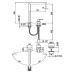 Смеситель для раковины Webert Living LV830702015