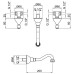 Смеситель для раковины Webert Dorian DO750404065