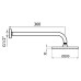 Верхний душ Webert Comfort AC0013015PVC