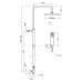 Душевая стойка Webert Comfort AC0675015PVC