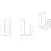 Крючок Boheme Q 10946-G-B золото/черный